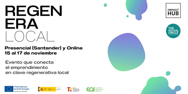 Anuncio evento regenera local Impact Hub Madrid en Santander 2023