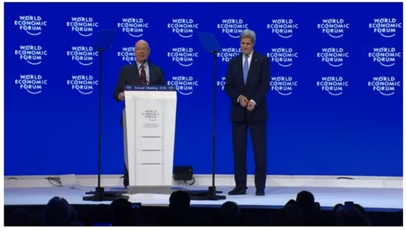 John Kerry en Davos