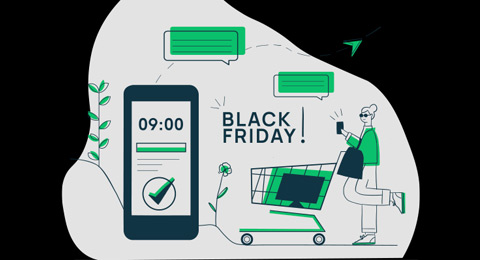 Aumento rcord: un 80% ms de SMS con promociones este Black Friday