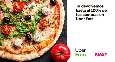 Bnext y Uber Eats se alan: ofrecen descuentos en los pedidos a domicilio