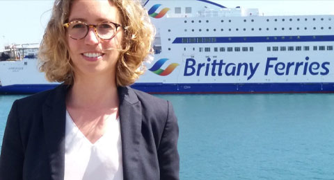 Claire Artagnan, nombrada directora de Responsabilidad Medioambiental de Brittany Ferries