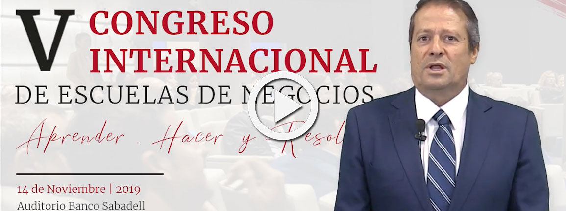 Jos Manuel Vzquez (Banco Sabadell): Llevamos mucho tiempo colaborando con AEEN y participar en el Congreso Internacional de Escuelas de Negocios se ha convertido en tradicin