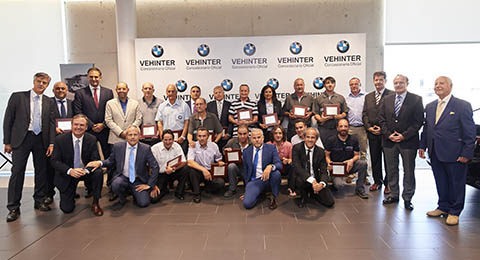 Vehinter celebra su 25 aniversario con los trabajadores de la empresa y directivos de BMW Ibrica