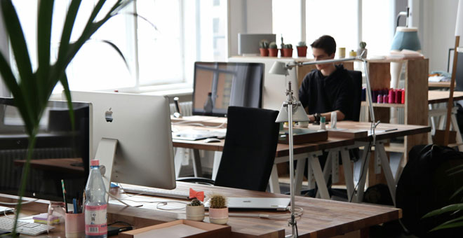 Auge oficinas de trabajo flexibles